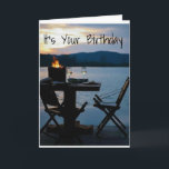 CARTÃO **BIRTHDAY** TIME TO RELAX AND ENJOY THE VIEW<br><div class="desc">ALL **BIRTHDAYS** ARE A GREAT TIME TO BE ABLE TO RELAX AND ENJOY THE VIEW AND WITH A VIEW "LIKE THIS" I DO IT EVERYDAY!</div>