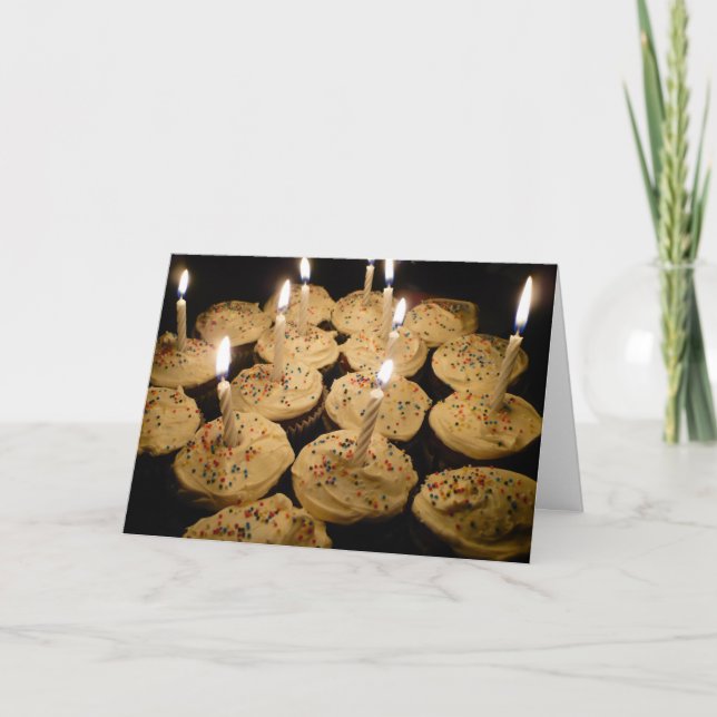 Cartão Birthday Wishes (Frente)