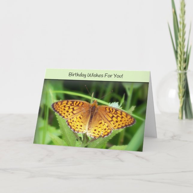 Cartão Birthday Wishes for You!...Religious (Frente)