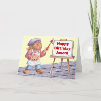 Cartão Birthday Work Of Art