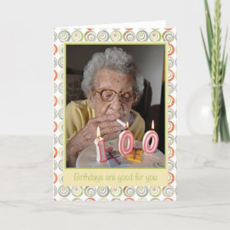Cartão Birthdays are good for you funny card