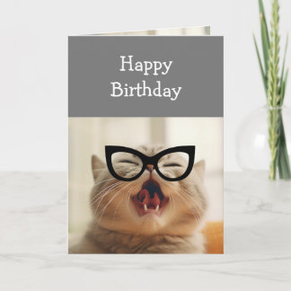 Cartão Birthdays Fun Old Age Put on Glasses Card