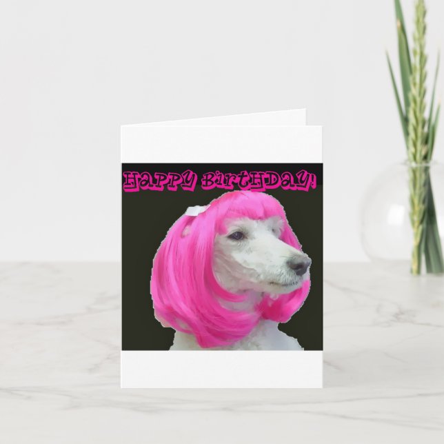 Cartão Birthdays with Bowie (Frente)