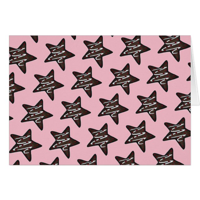 Cartão Biscoito de hortelã-pimenta-de-chocolate Cookie de (Frente Horizontal)