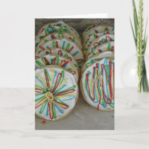 Cartão Biscoitos de Açúcar Decorados