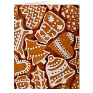 Cartão Biscoitos de pão de Natal