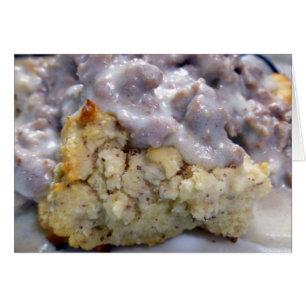 Cartão Biscoitos e molho