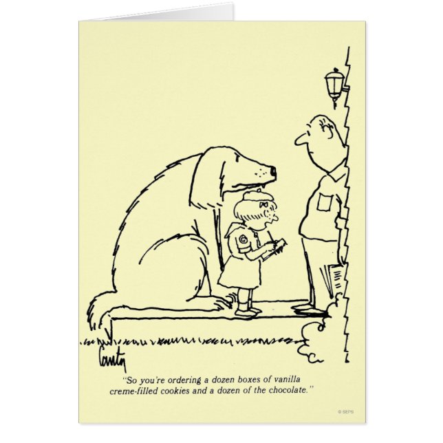 Cartão Biscoitos pedindo (Frente)