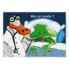 Cartão Bist du krank?