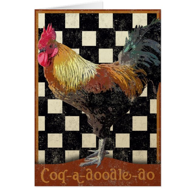 Cartão Bisto Rooster (Frente)