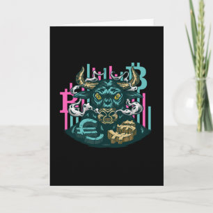 Cartão Bitcoin Bull Bull Market Hodl