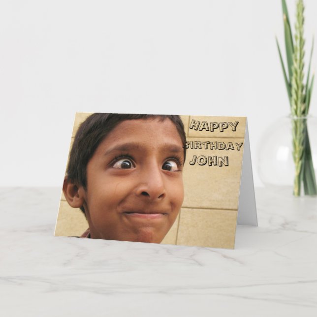 Cartão bithday For him guy men  thoughtful special  (Frente)