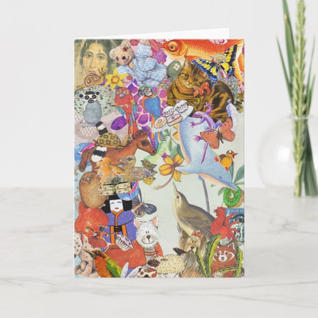 Cartão Bits & Bobs Collage 2 greeting card (Frente)