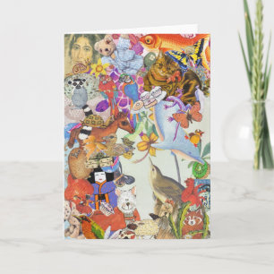 Cartão Bits & Bobs Collage 2 greeting card