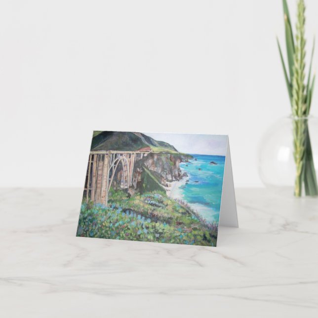 Cartão Bixby Creek Bridge - Greeting Card (Frente)
