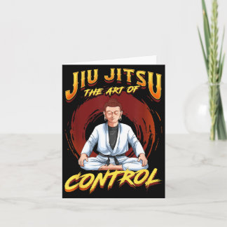 Cartão BJJ A Arte do Controle - Grappling Jiu Jitsu