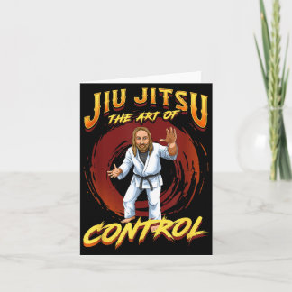 Cartão BJJ A Arte do Controle - Grappling Jiu Jitsu Jesus