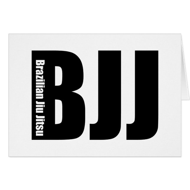 Cartão BJJ - Brasileiro Jiu Jitsu (Frente Horizontal)