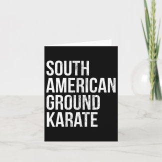 Cartão Bjj brasileiro Jiu Jitsu South American Ground Kar