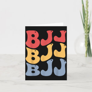 Cartão BJJ Groovy Jiu Jitsu Brasileiro