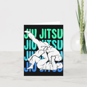 Cartão BJJ Jiu Jitsu Brasileiro Infantil Meninos Homens
