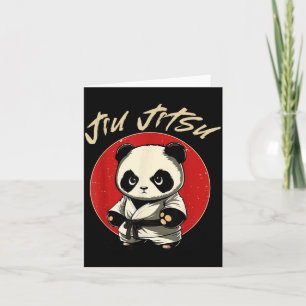 Cartão BJJ MMA Panda - Engraçado Brazilian Jiu Jitsu