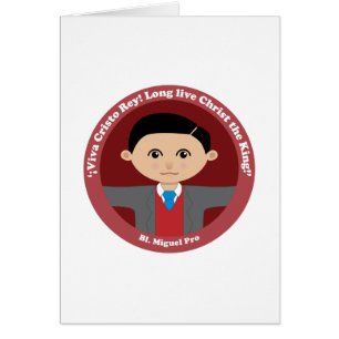 Cartão Bl. Miguel pro
