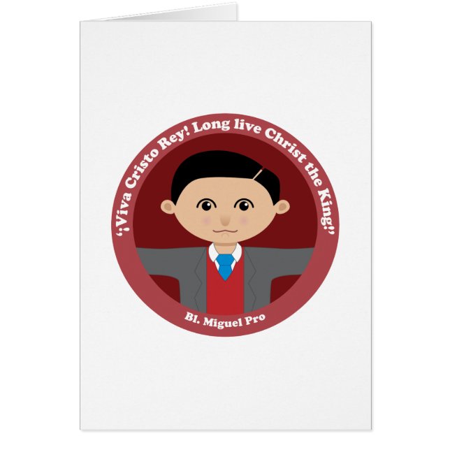 Cartão Bl. Miguel Pro (Frente)