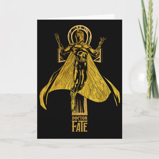 Cartão Black Adam | Doctor Fate Character Graphic (Frente)