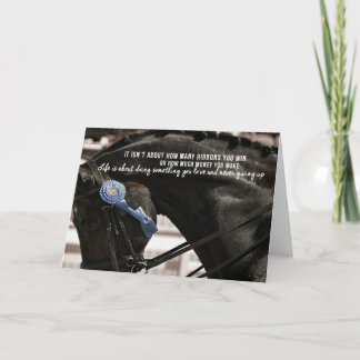 Cartão BLACK AND BLUE 5x7 GREETING CARD