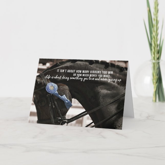 Cartão BLACK AND BLUE 5x7 GREETING CARD (Frente)