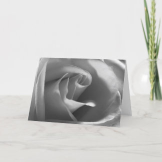 Cartão Black-and-White-Rose