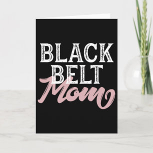 Cartão Black Belt Mãe