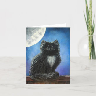 Cartão Black Cat Note Card