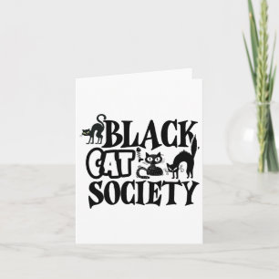 Cartão Black Cat Society