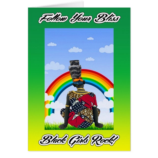 Cartão Black Girls Rock! (Frente)