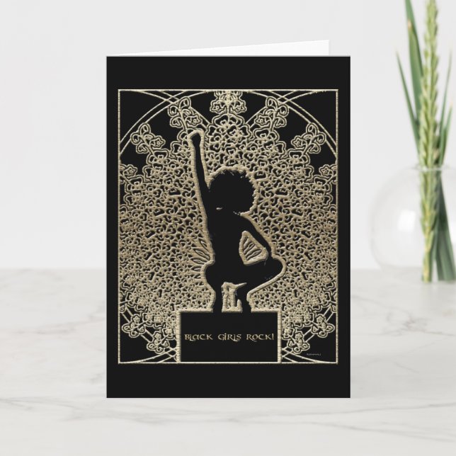 Cartão Black Girls Rock! (Frente)