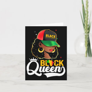 Cartão Black History Month Black Queen