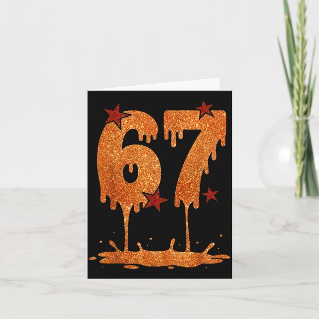 Cartão Black History Month Dripng 67 Cool Meme 6 7 Funn  (Frente)