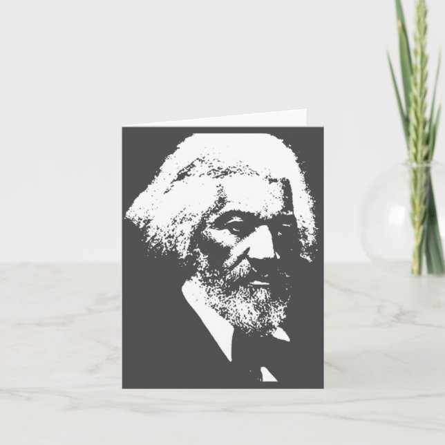 Cartão Black History Month Erick Dougl Silhouette T S  (Frente)