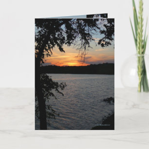 Cartão Black Leaf Frame