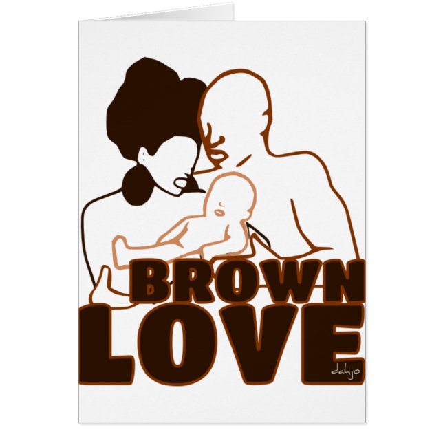 Cartão Black Love Brown Love (Frente)