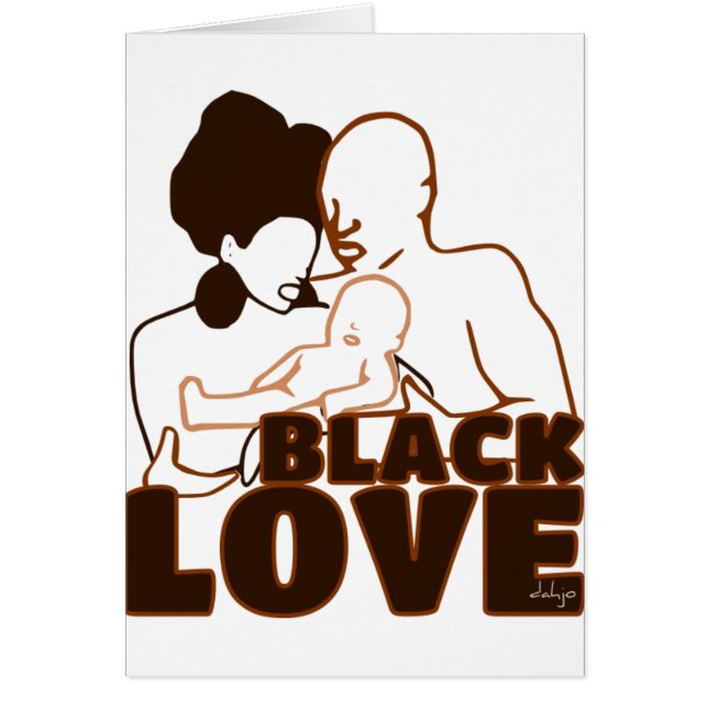 Cartão Black Love Brown Love (Frente)