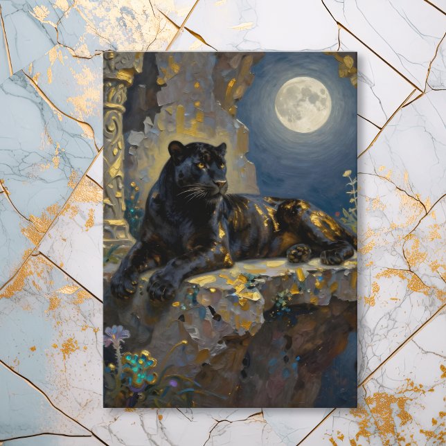 Cartão Black Panther Themed Happy Birthday Brother  (Criador carregado)