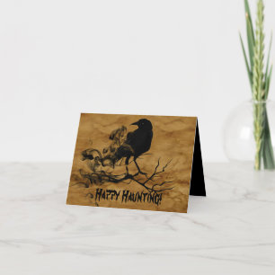 Cartão Black Raven Halloween
