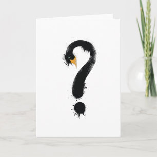 Cartão Black Swan Art