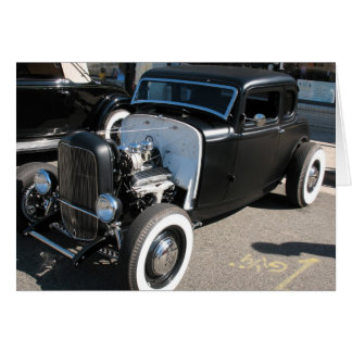 Cartão Black Vintage Hot Rod