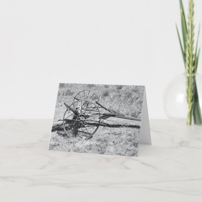 Cartão Black & White Photo (Frente)