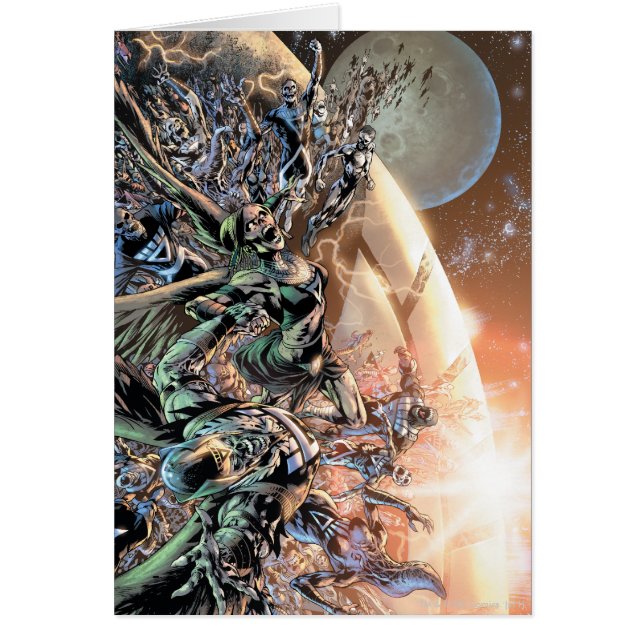 Cartão Blackest Night Group e Moon (Frente)