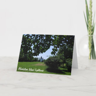 Cartão Blackistone Island Lighthouse Notecards